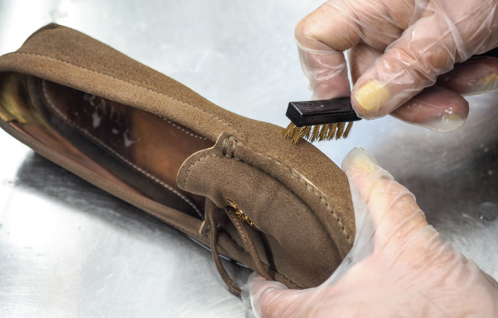 suede shoe repair, cleaning and restoration