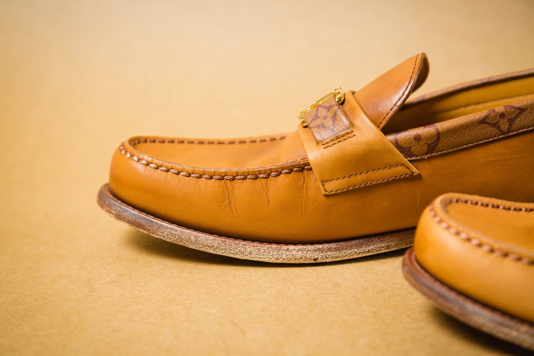 Louis Vuitton Loafer Color Restoration 4