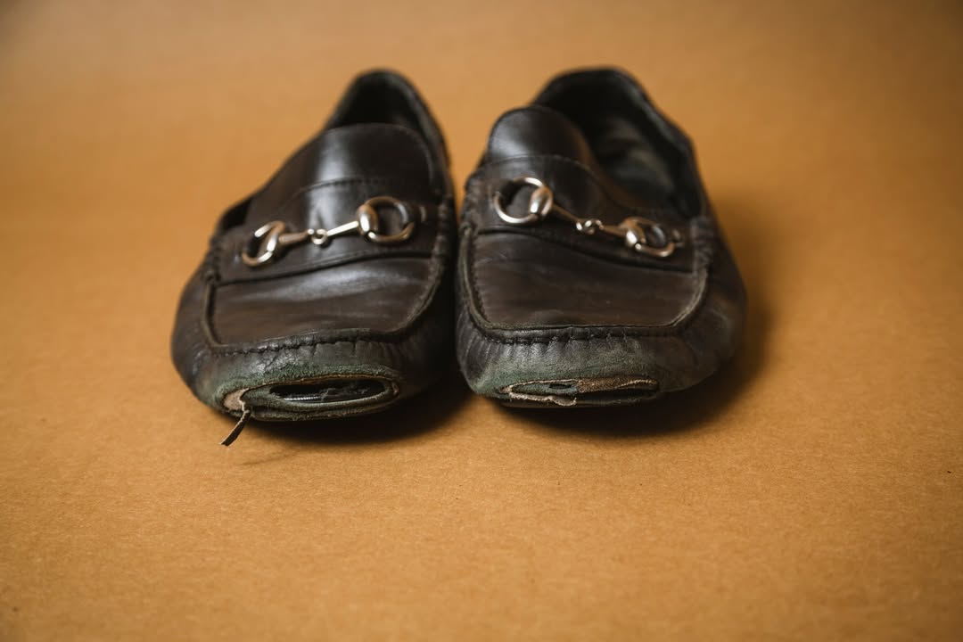 Gucci Leather Loafers Restoration