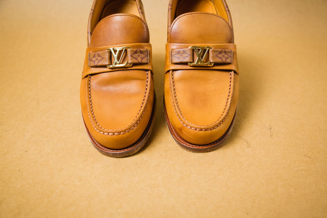 Louis Vuitton Loafer Color Restoration 5