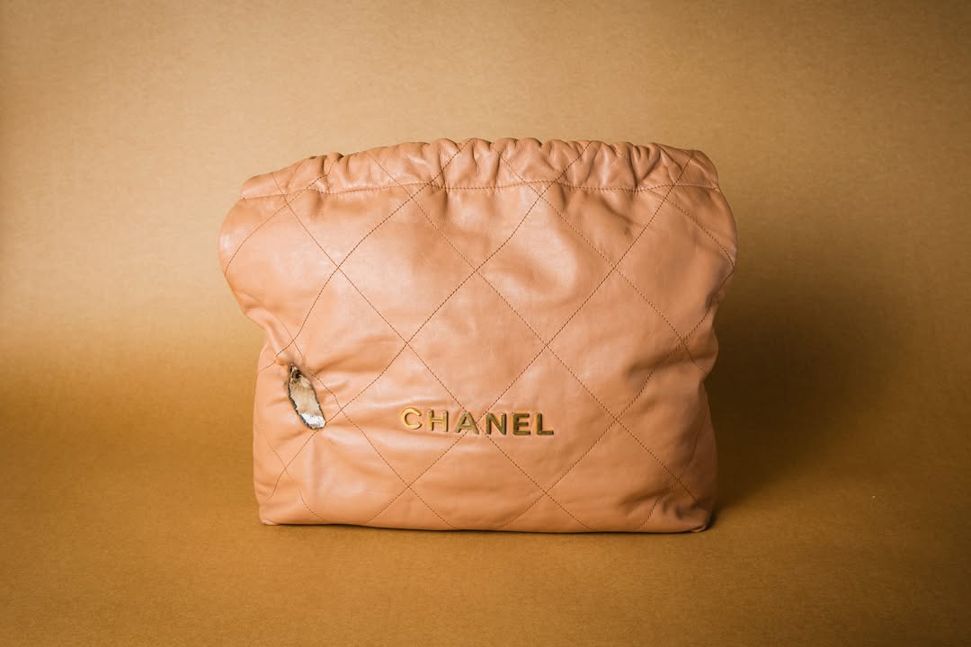 Chanel Burned Leather Repair