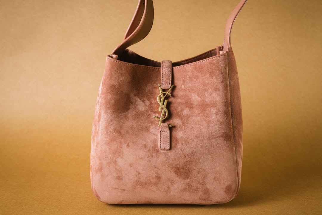 YSL Suede Bag Restoration 1