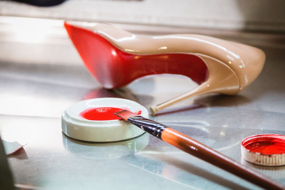 Louboutin Sole Repainting 2
