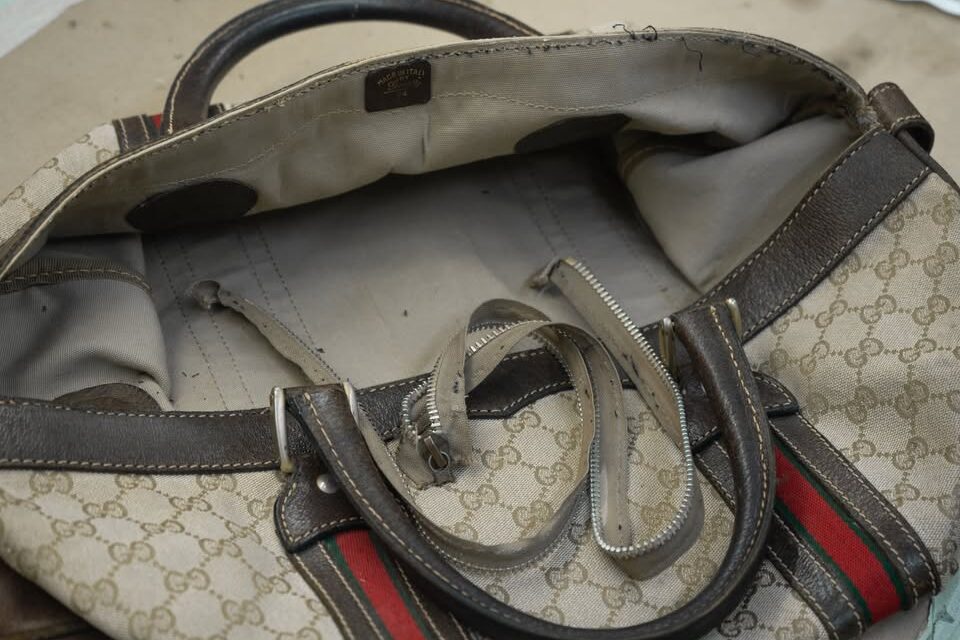 Gucci Duffle Zip Repair
