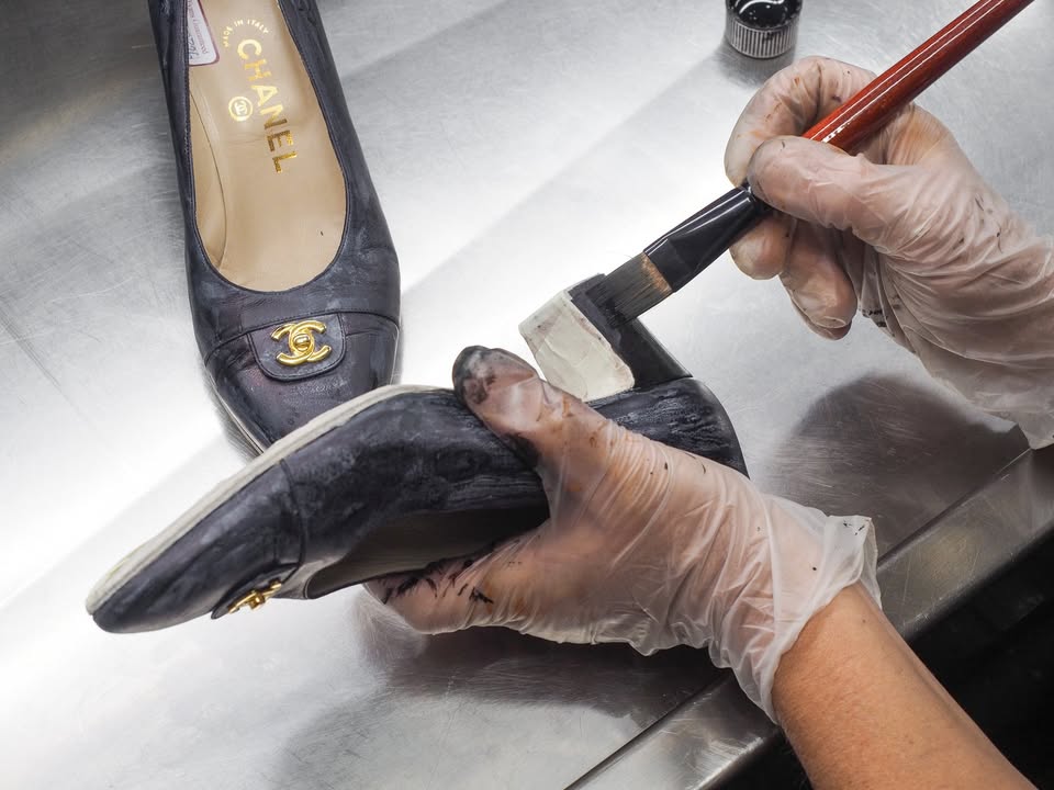 Chanel Heel Dyeing 3