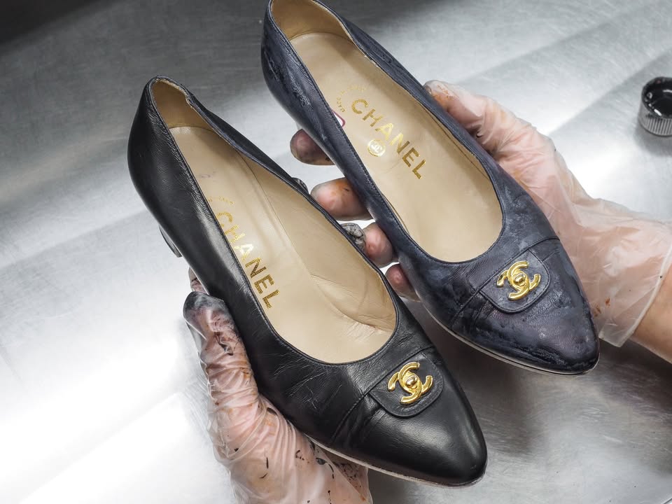 Chanel Heel Dyeing 5