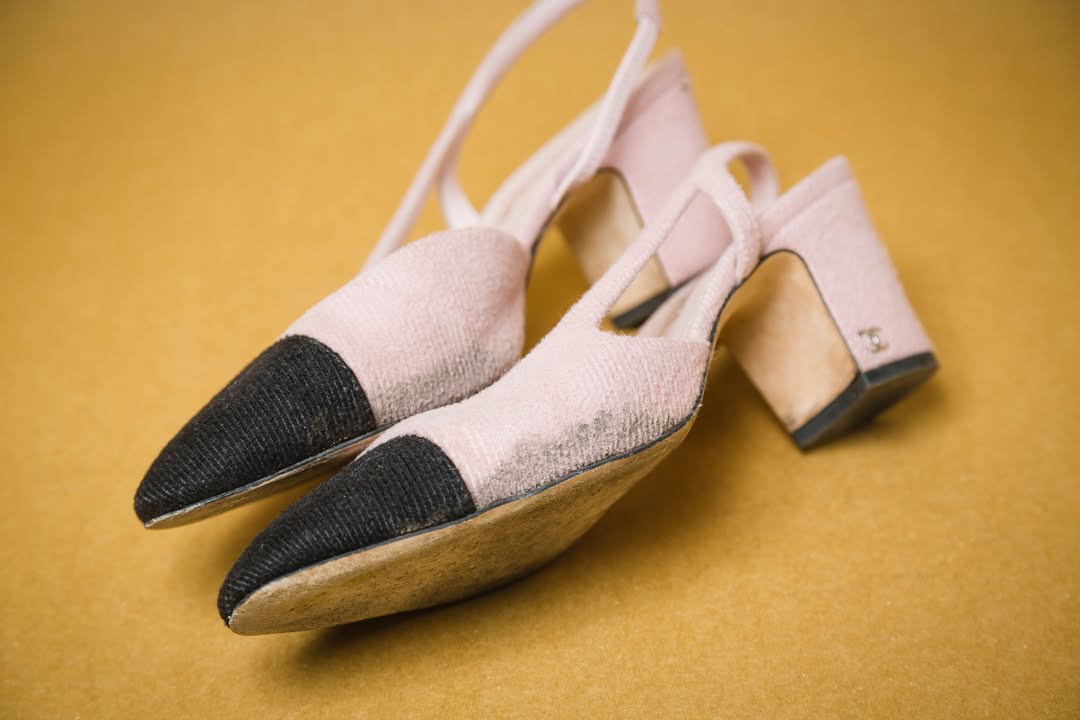 Chanel Wool Heels Restoration