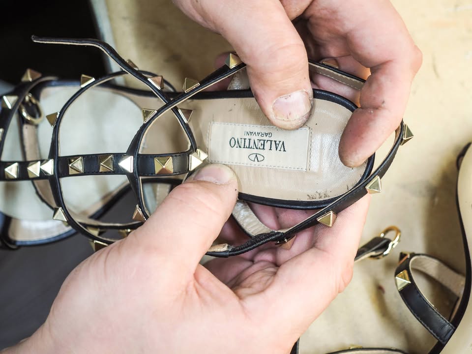 Valentino Heelpiece Repair 11