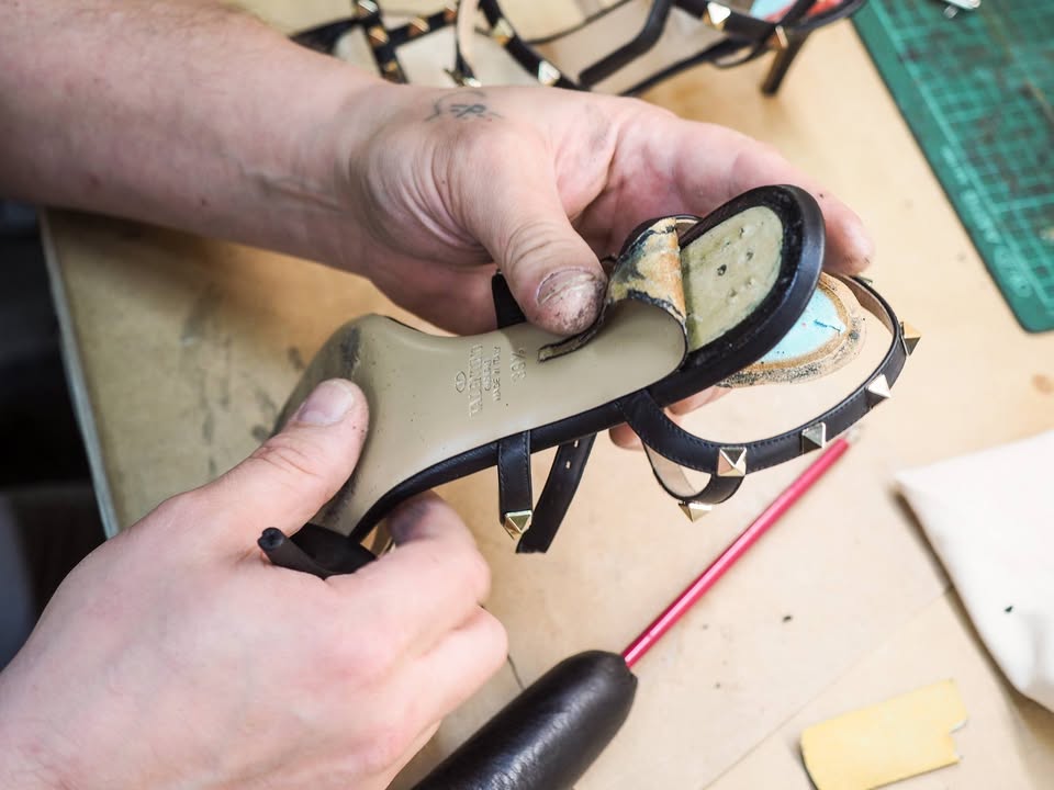 Valentino Heelpiece Repair