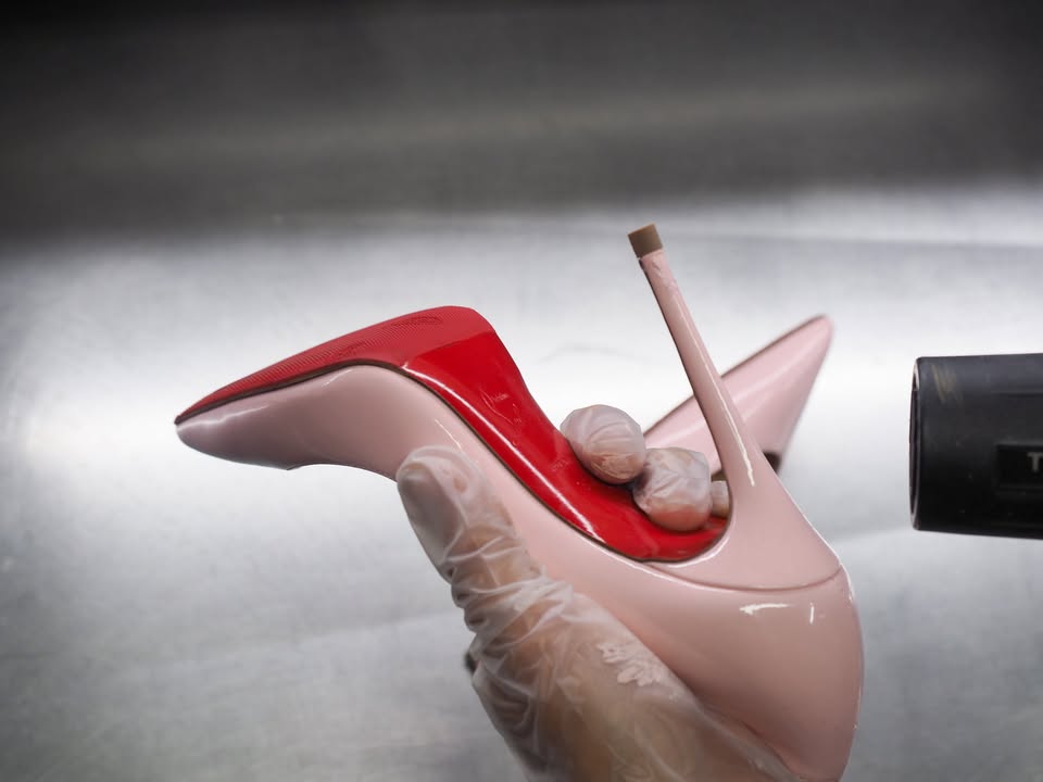 Louboutin Heelpiece Restoration 9