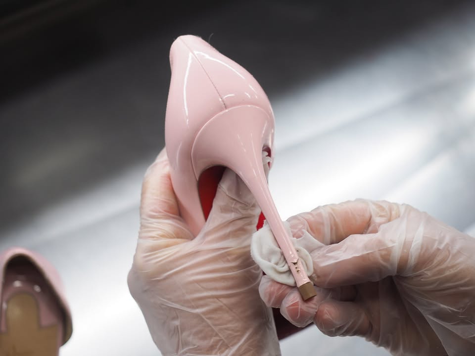 Louboutin Heelpiece Restoration 2