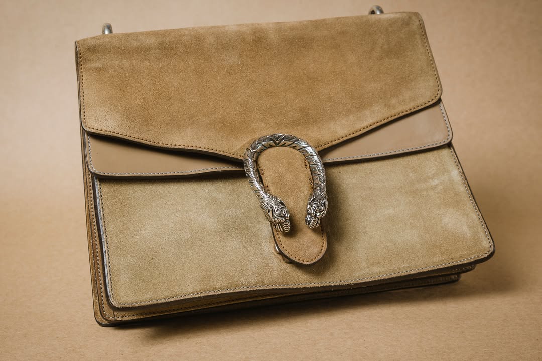 Gucci Suede Bag Restoration